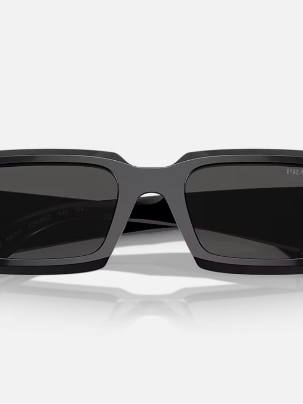 Prada Black Rectangular Sunglasses - Picture 2 of 9